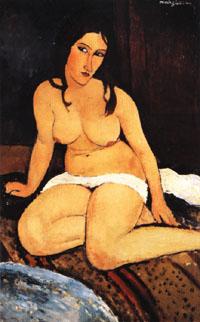 Amedeo Modigliani Draped Nude China oil painting art